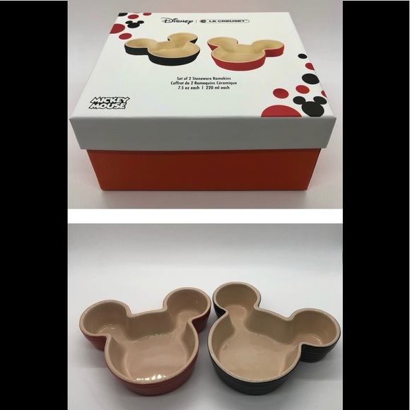 Le Creuset Kitchen Disney Le Creuset Mickey Mouse Set 2 Stoneware